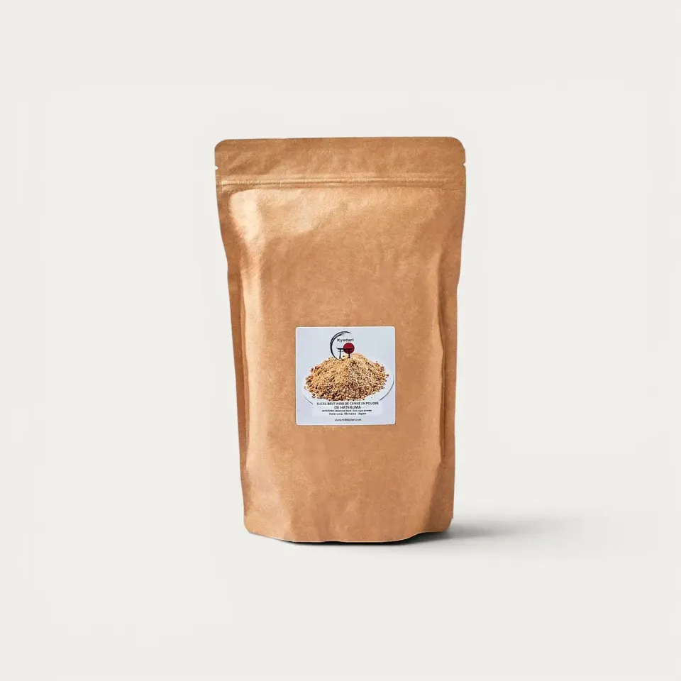 NISHIKIDORI Kokuto Hateruma sucre noir poudre 1kg chocolaté