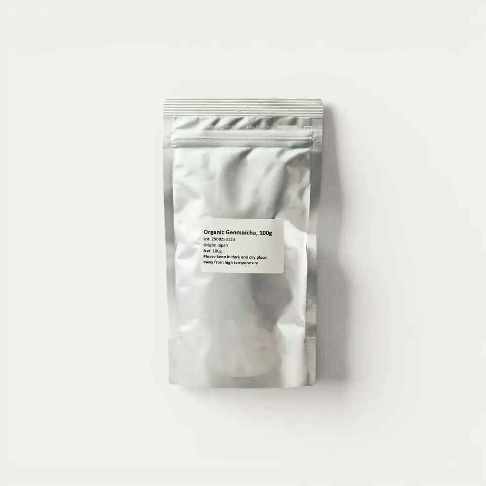 Nishikidori Genmaicha thé bio 100 g riz torrefie