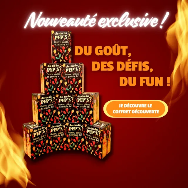 Pep's COFFRET DECOUVERTE sauces 6x20ml ludique