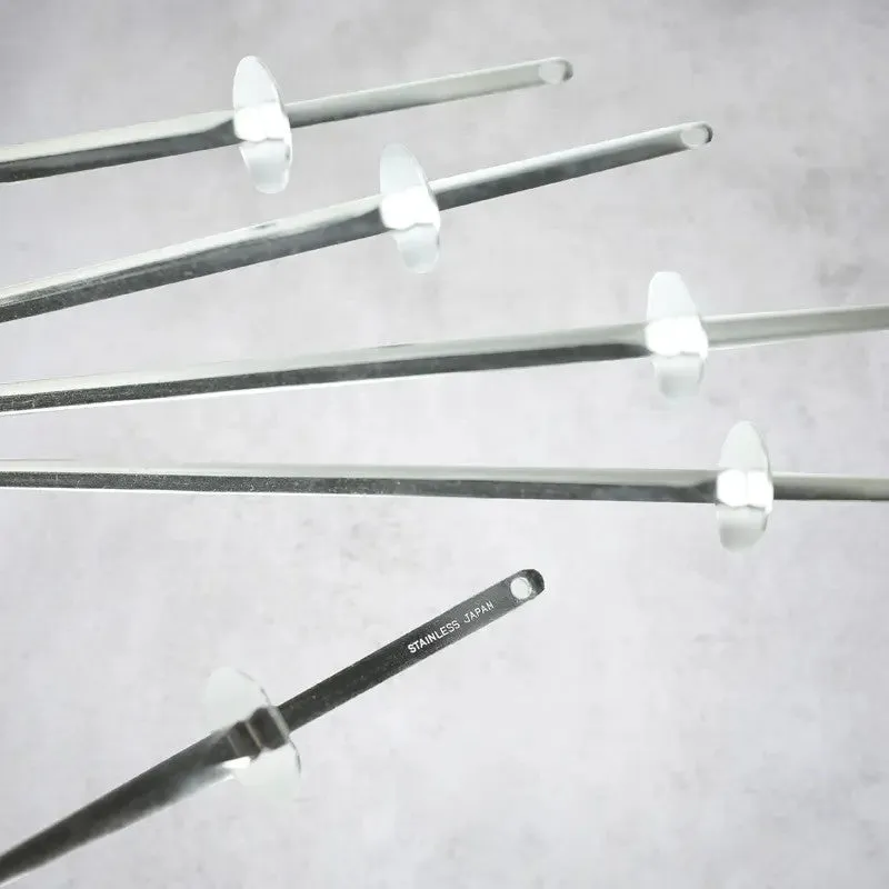 NISHIKIDORI Robatayaki pics brochettes barbecue lot 5 inox