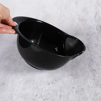 Nishikidori bol lave-riz noir passoire égouttoir