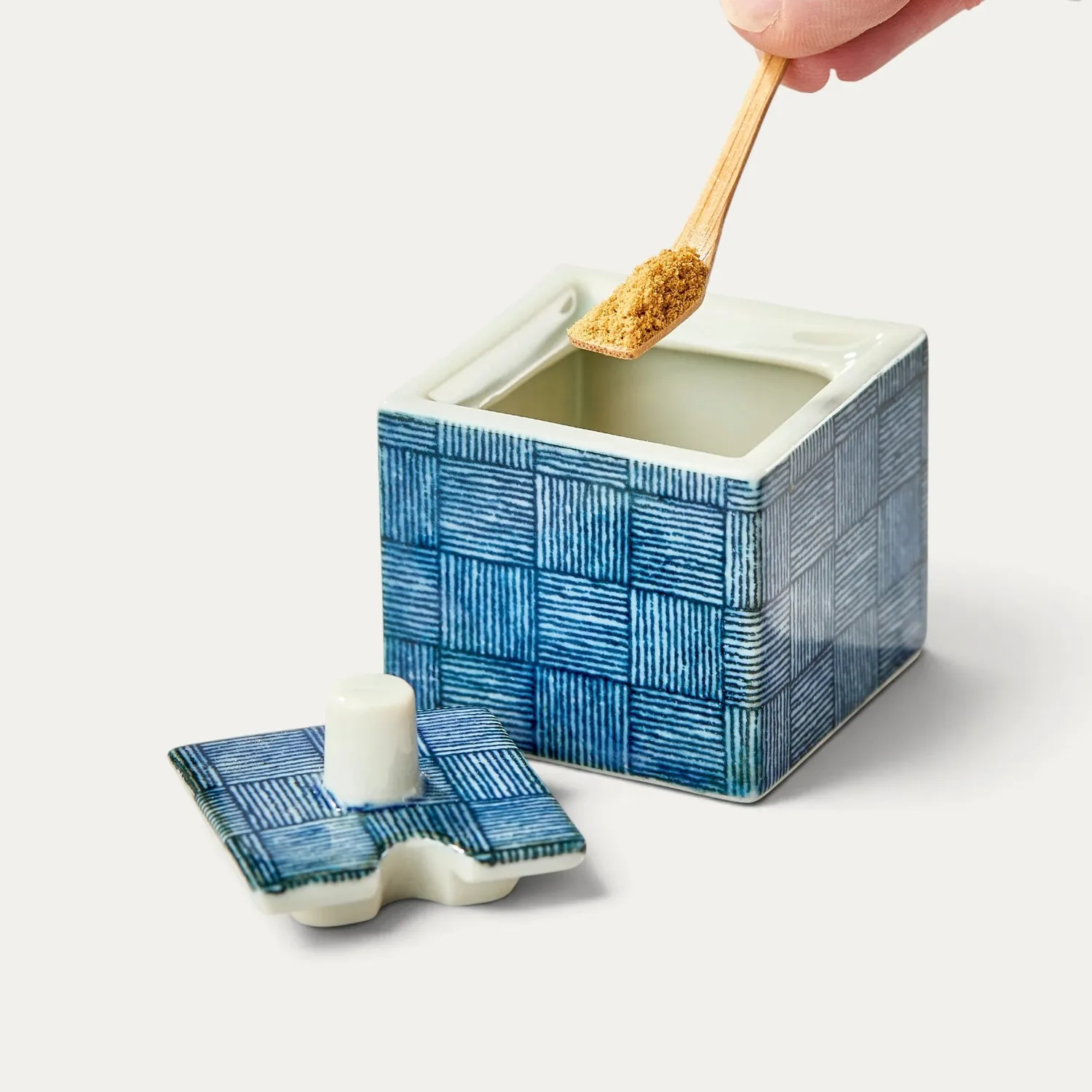 NISHIKIDORI Pot à épice bambou cuillère pot épices
