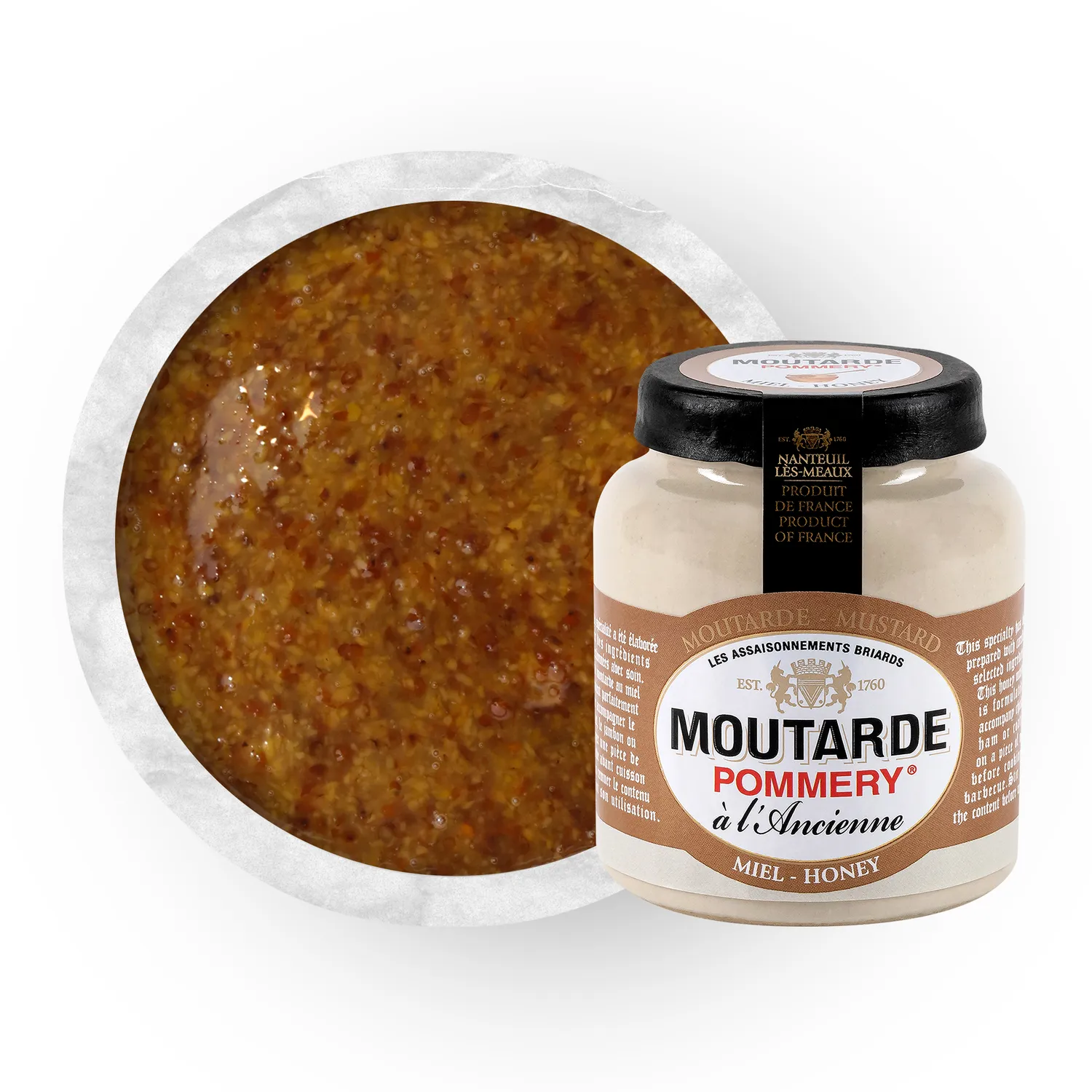 Pommery Moutarde au Miel en grains 100g douce