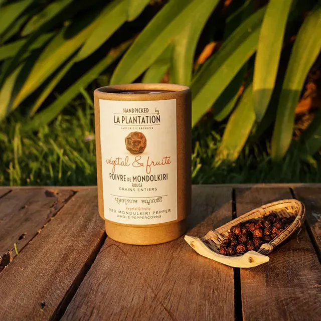 La Plantation Mondolkiri poivre rouge en grains fort