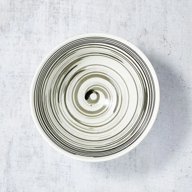 Nishikidori bol domburi blanc mat traditionnel