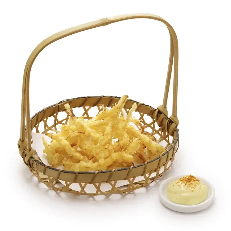 Nishikidori panier à tempura 19 cm bambou égouttoir