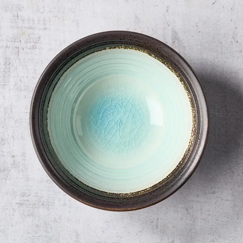 Nishikidori mini bol céramique ambre émaillé
