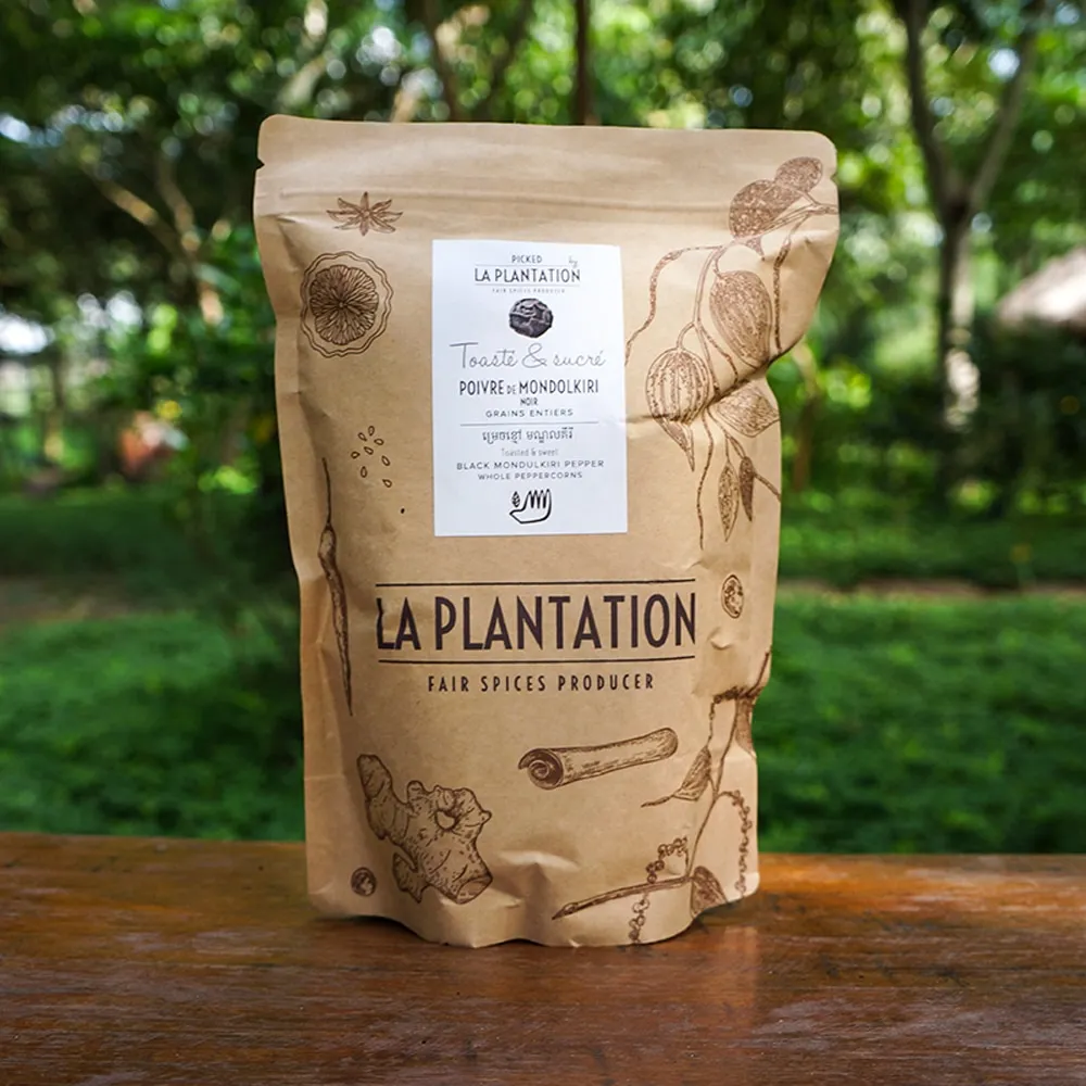 La Plantation Poivre de Mondolkiri noir grains entiers