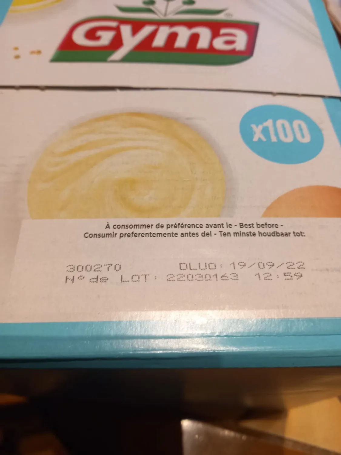 Gyma Mayonnaise sauce froide 100 sticks 10g