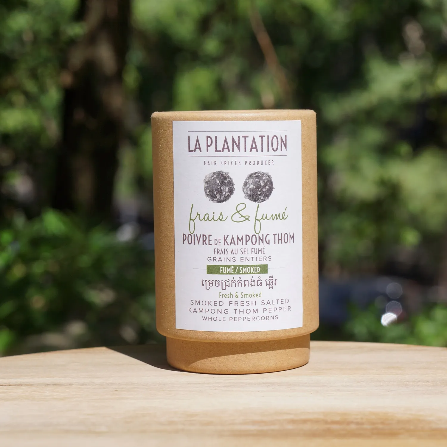 La Plantation Poivre Kampong Thom Frais poivre au sel fumé