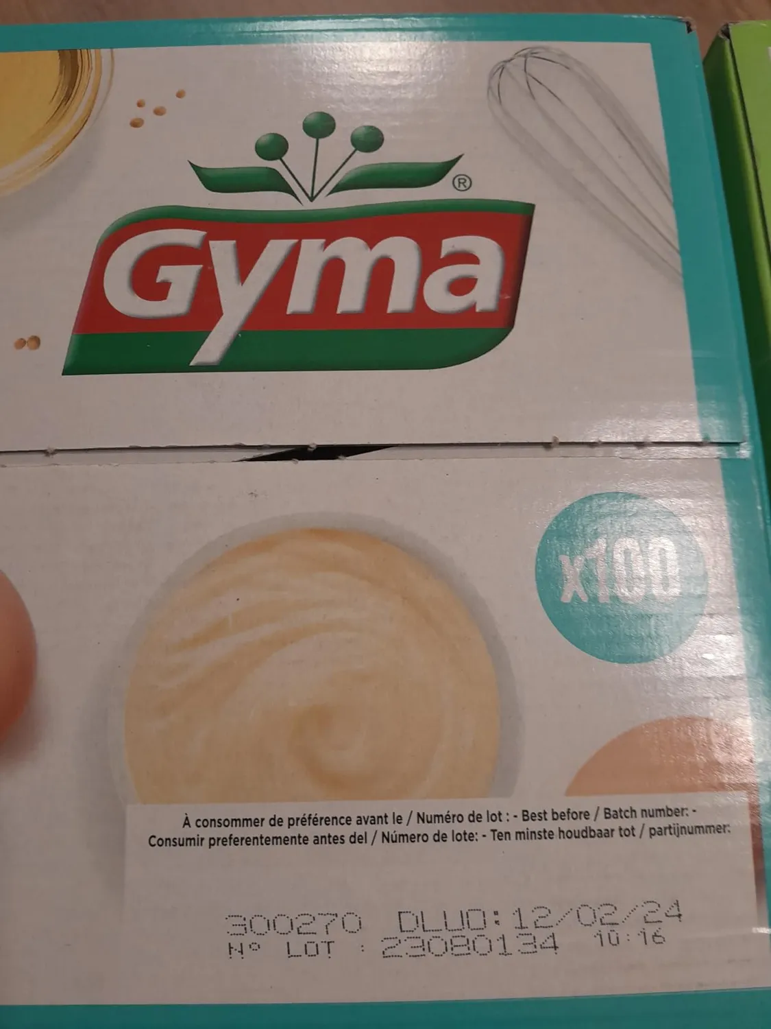 Gyma Mayonnaise sauce froide 100 sticks 10g