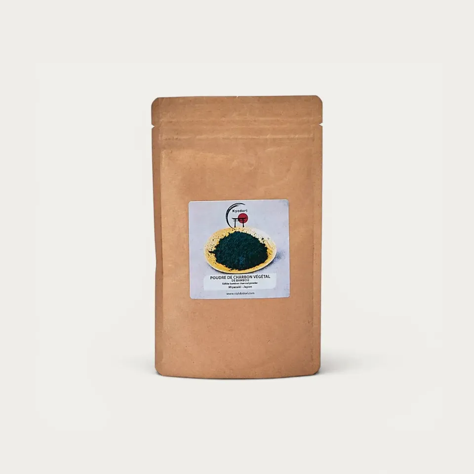 Nishikidori Bambou poudre charbon végétal 50 g neutre
