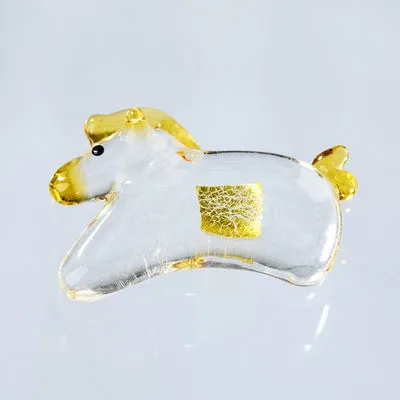 Nishikidori Engimono cheval porte-bonheur feuille d'or