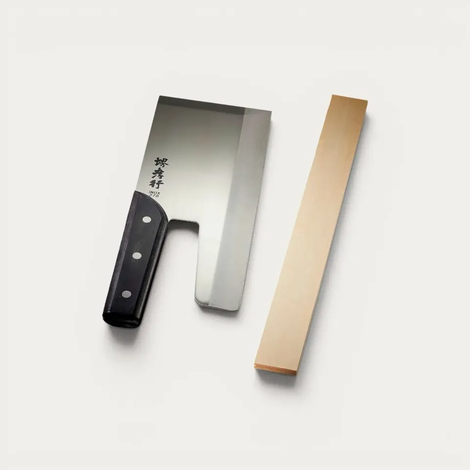 NISHIKIDORI Soba Kiri couteau à soba inox + guide