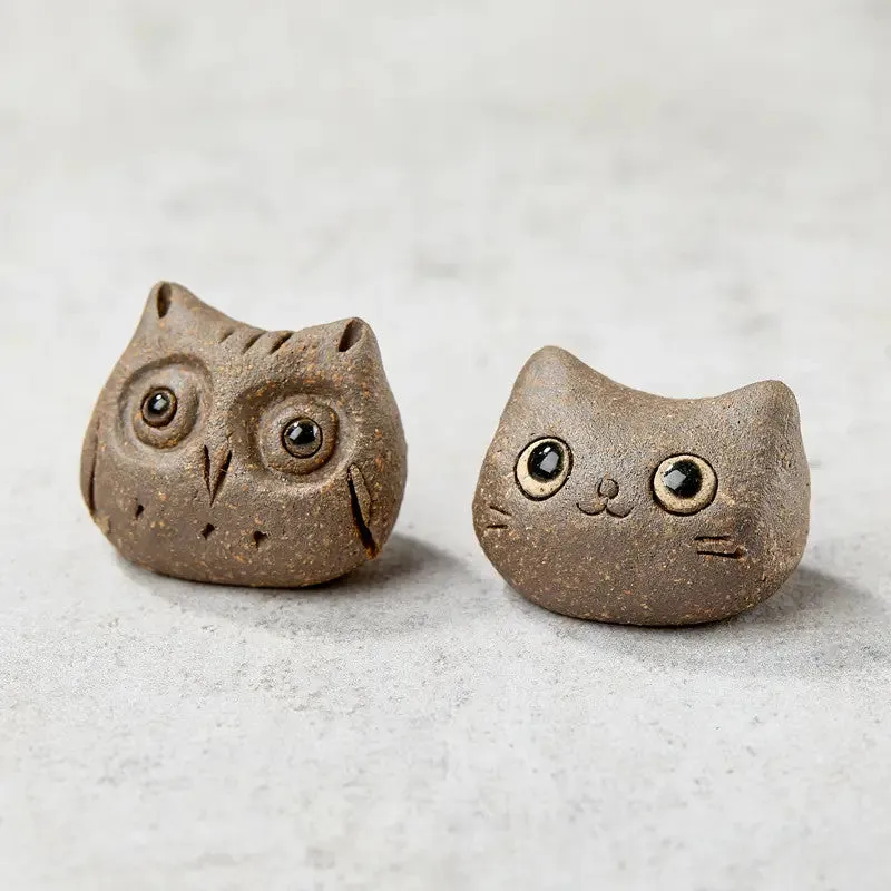 Nishikidori repose-baguettes tete de chat artisanal