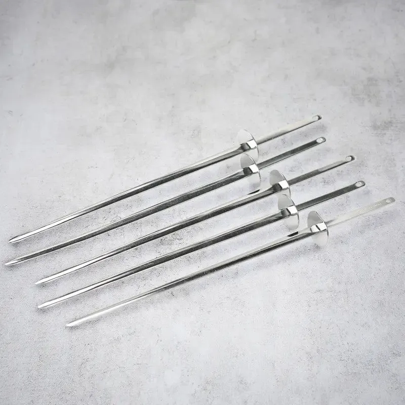 NISHIKIDORI Robatayaki pics brochettes barbecue lot 5 inox