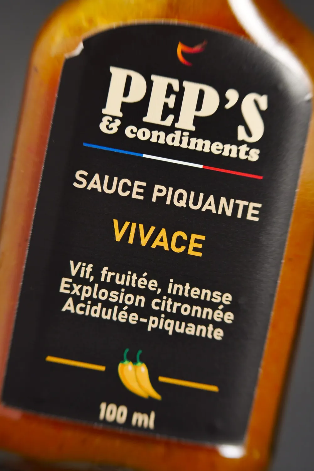Pep's & condiments Vivace sauce piquante 100 ml citron