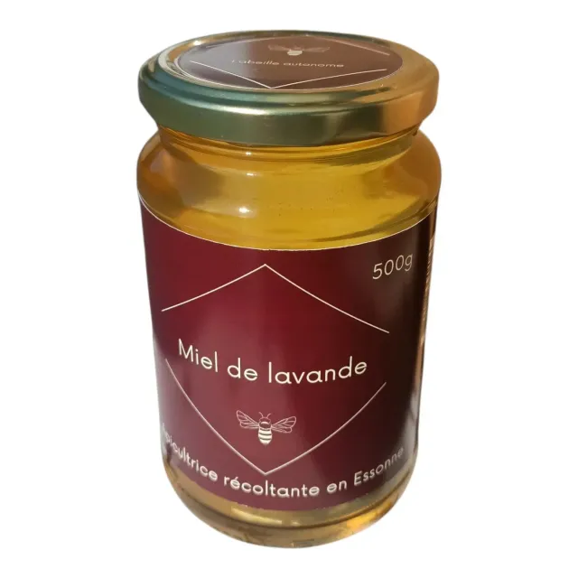 L'Abeille autonome Miel de lavande 500g floral doux