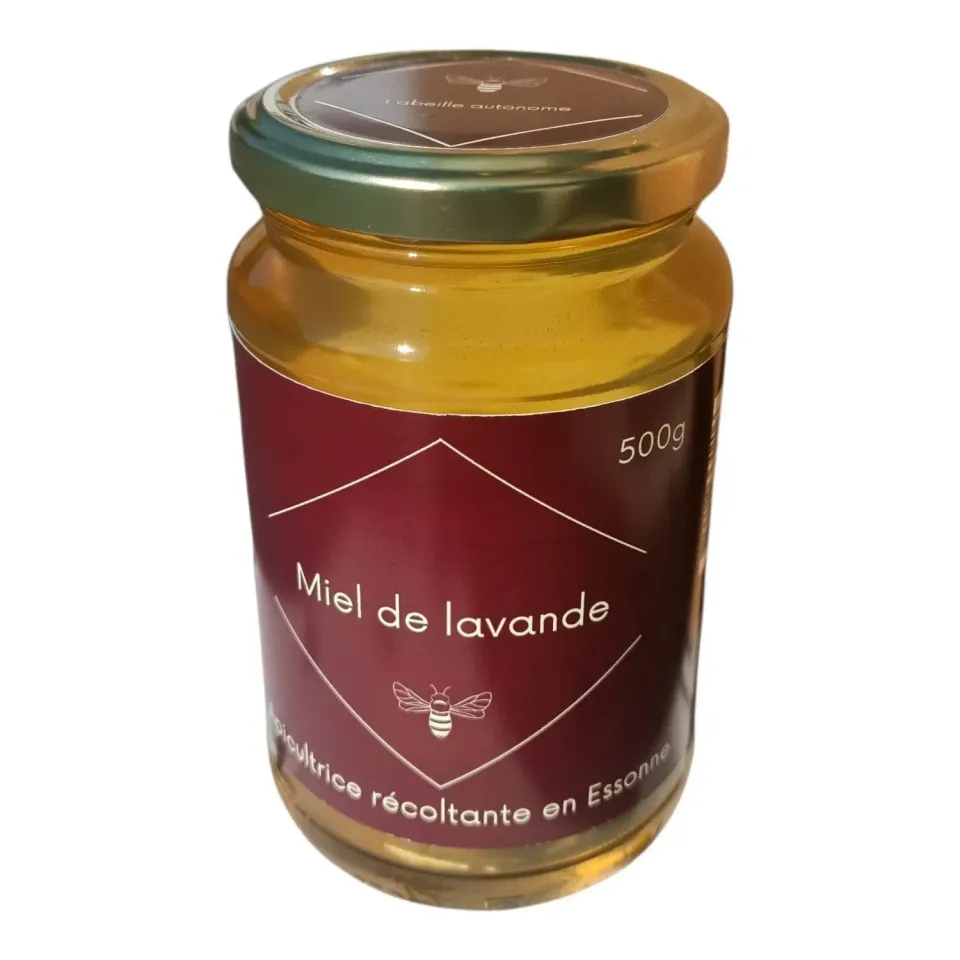 L'Abeille autonome Miel de lavande 500g floral doux