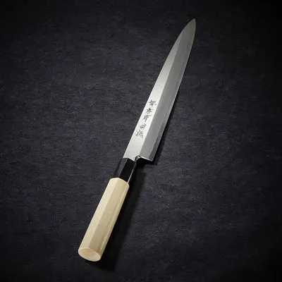 Nishikidori Couteau sashimi 270mm droitier carbone blanc