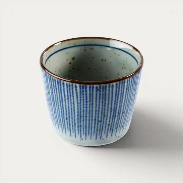 NISHIKIDORI Tokusa tasse à soba tsuyu porcelaine
