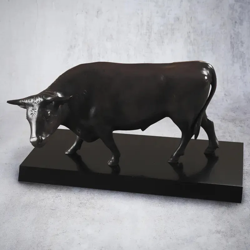 NISHIKIDORI Wagyu Yufu statue bronze déco boucherie