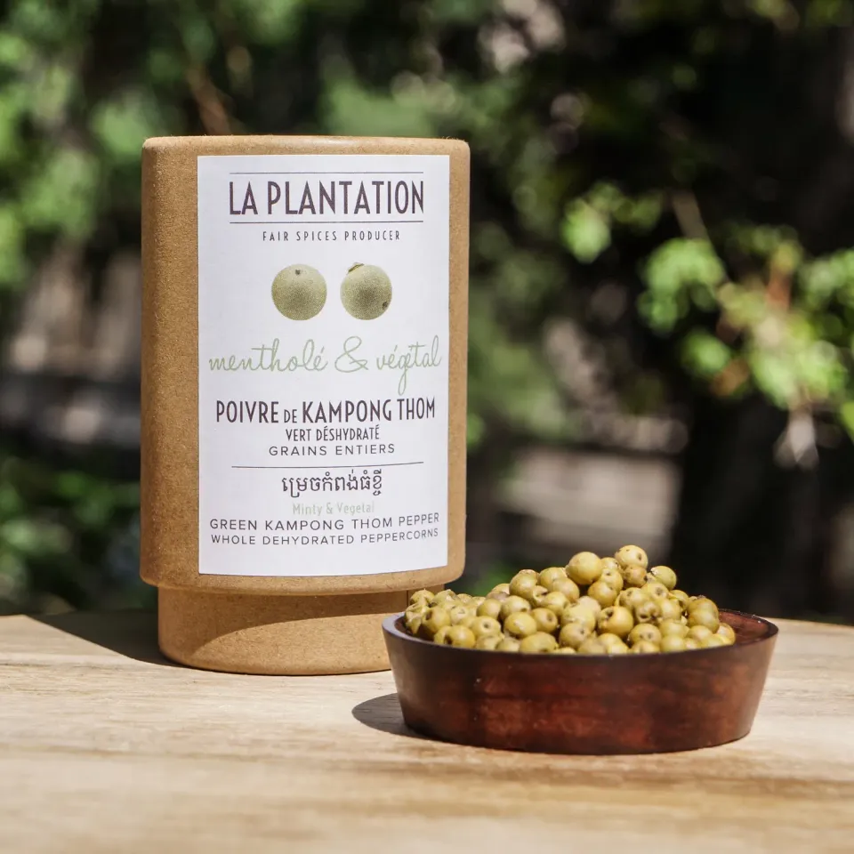 La Plantation Poivre Kampong Thom vert déshydraté