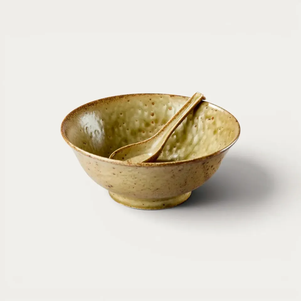 Nishikidori coffret bol ramen Sabikobiki 1200 ml cuillère