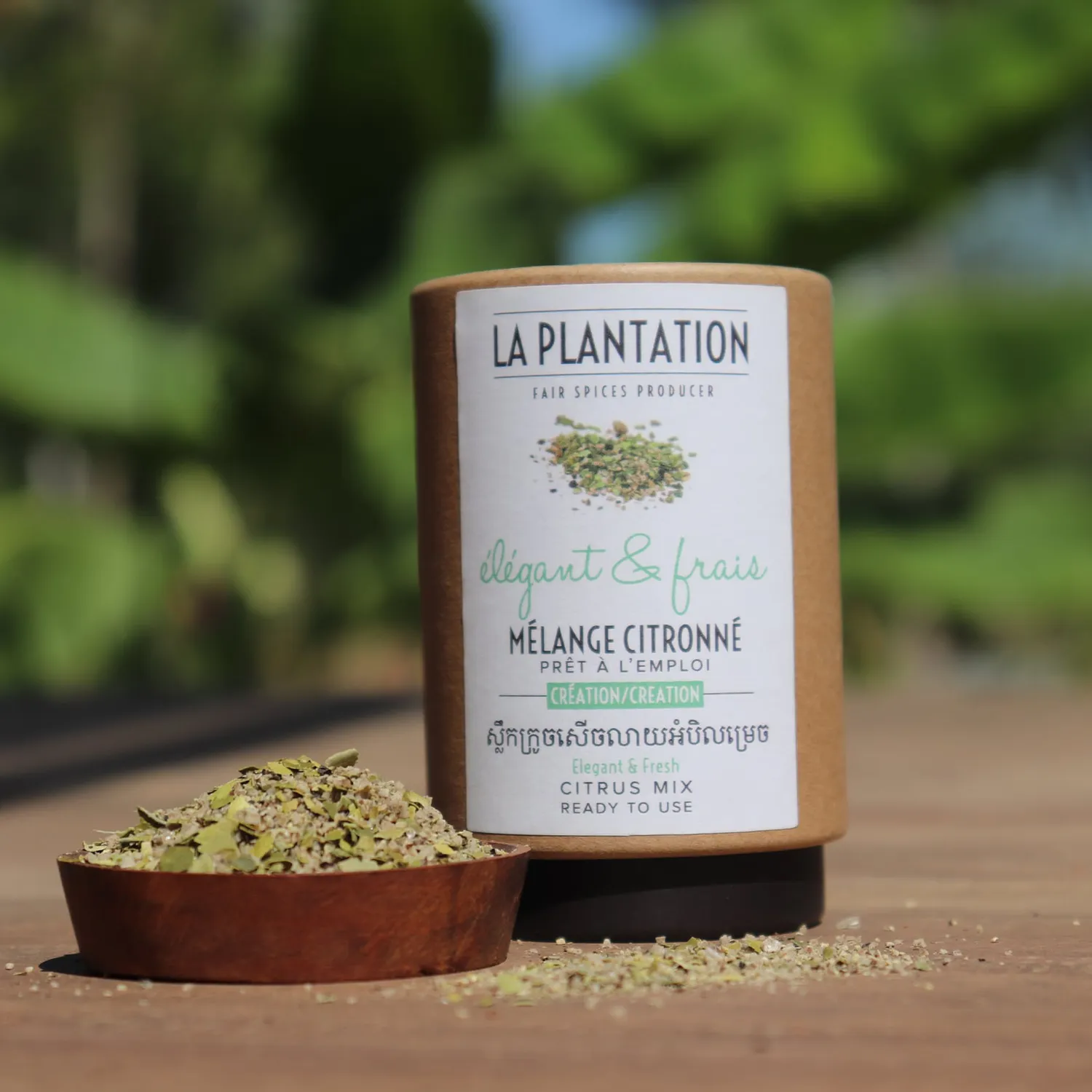 La Plantation Fleur de sel au combava sel citronné