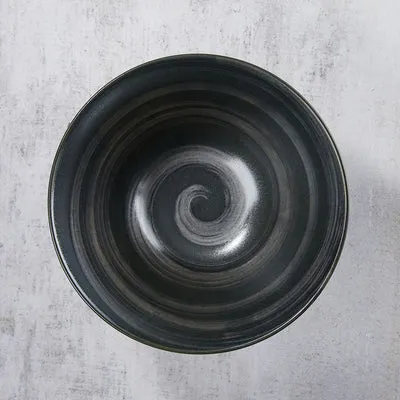 Nishikidori Horitokusakuro bol ramen porcelaine noire