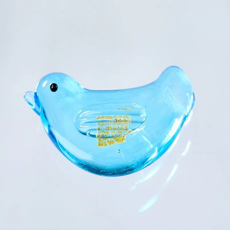 NISHIKIDORI ENGIMONO porte-bonheur oiseau bleu