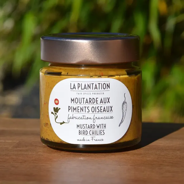 La Plantation Moutarde Piments Oiseaux moutarde très forte