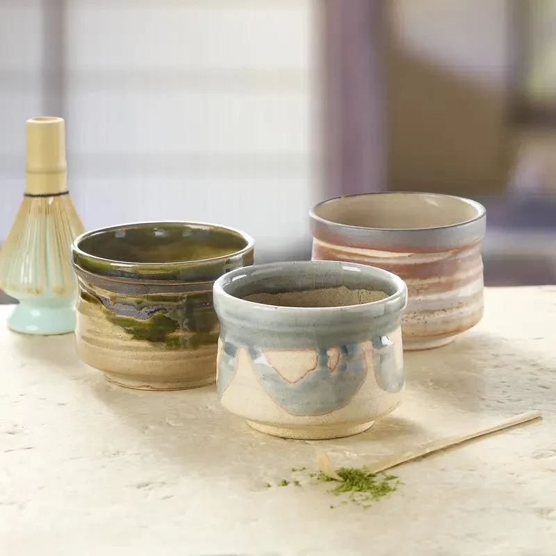 Nishikidori Konnagashi Nodate bol matcha chawan épais