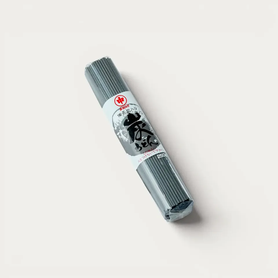 NISHIKIDORI Binchotan Udon noir nouilles 250g moelleux