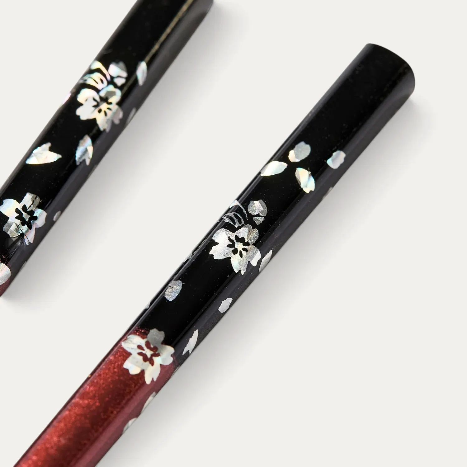 NISHIKIDORI Set 5 baguettes bois fleurs cerisier 22,5cm