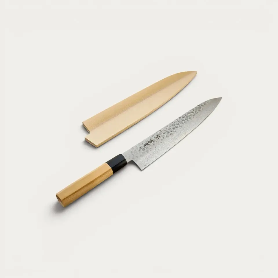 Nishikidori couteau chef damassé 45 couches 240mm
