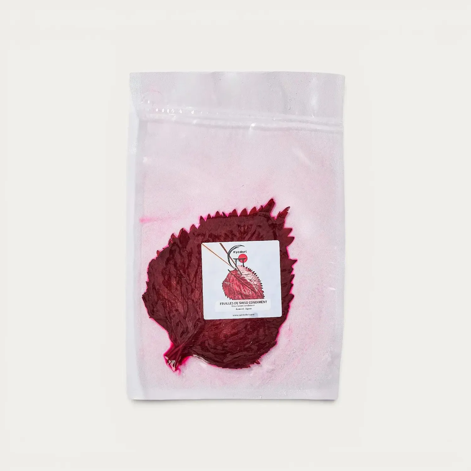 NISHIKIDORI Feuilles Shiso rouge 100 feuilles