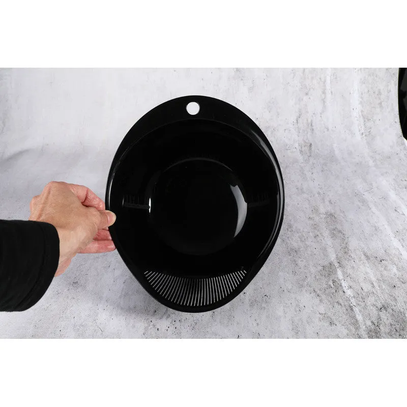 NISHIKIDORI bol de rinçage riz noir à tamis lavage