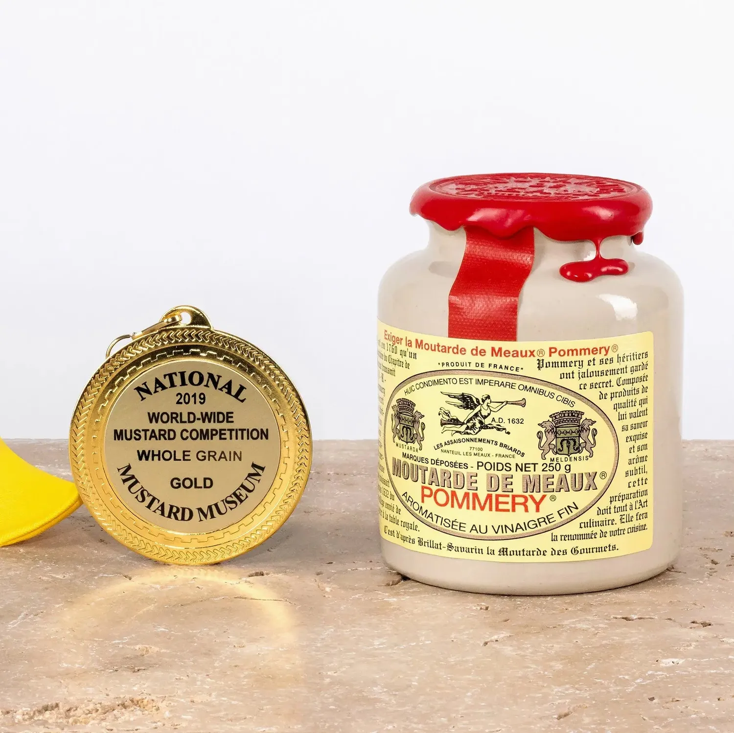 Pommery Moutarde de Meaux moutarde 250g cirée