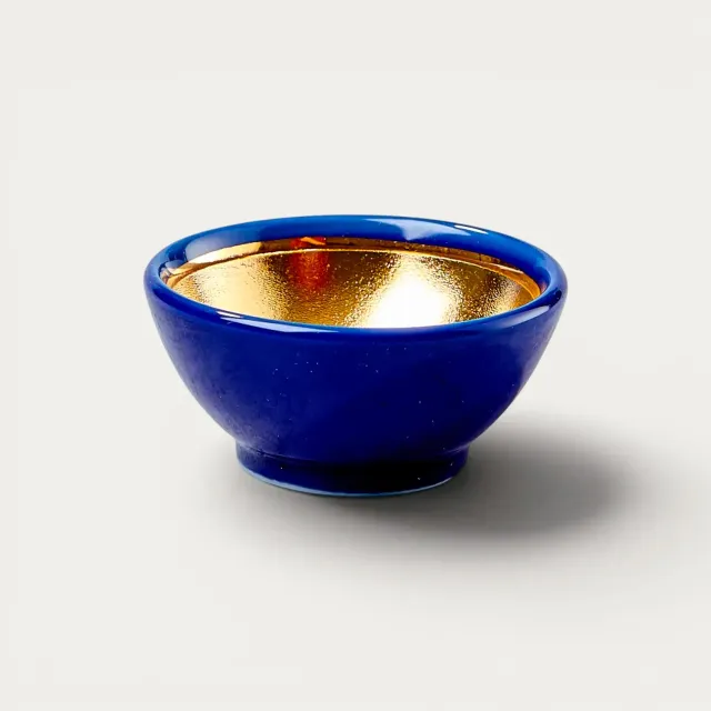 Nishikidori mamebachi mini bol bleu mise en bouche