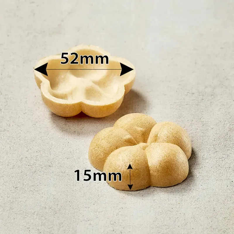 NISHIKIDORI Monaka fleur ume coques 52x15 mm 25 paires croustillant
