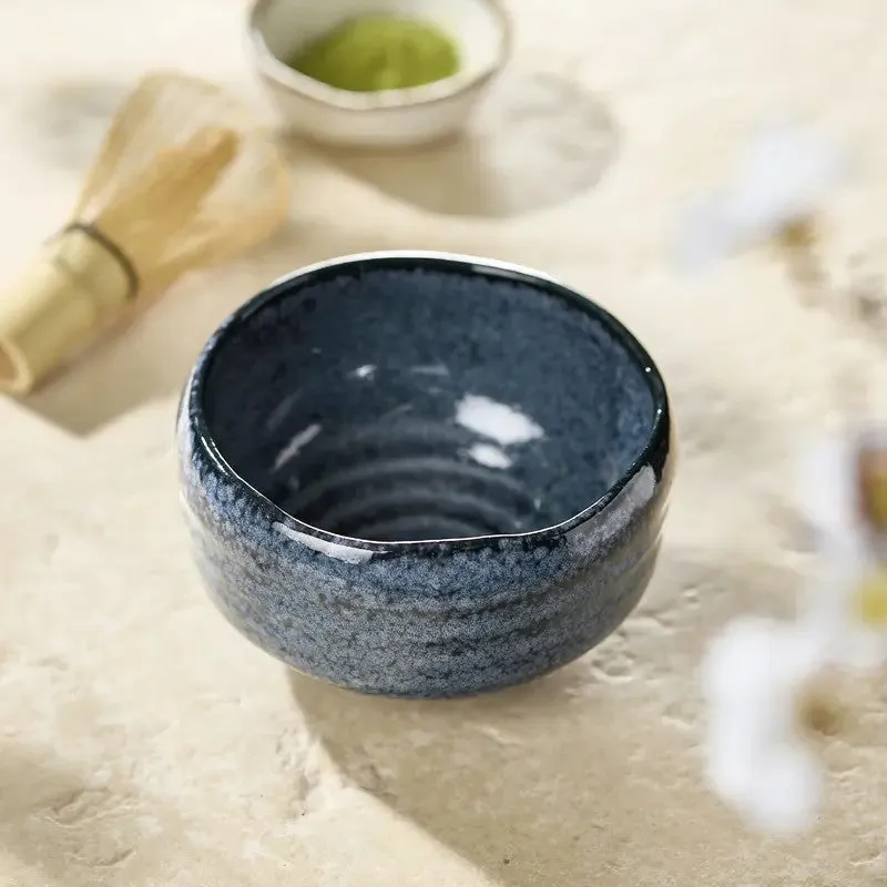 NISHIKIDORI Aoyu Nagashi bol matcha motif bleu