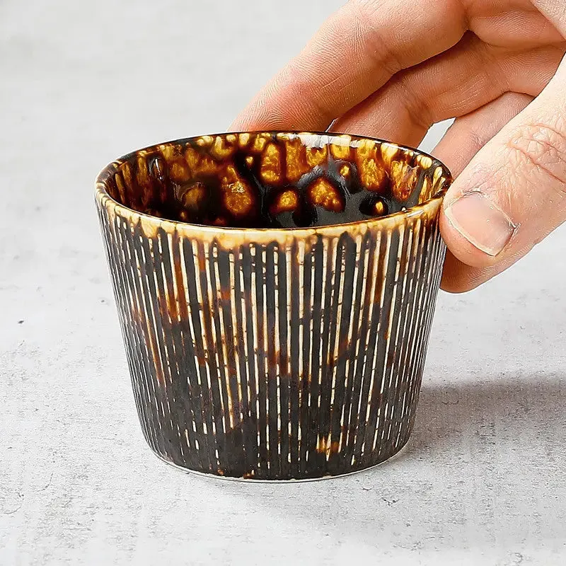 NISHIKIDORI Tasse Tsuyu Aka 180 ml soba choko