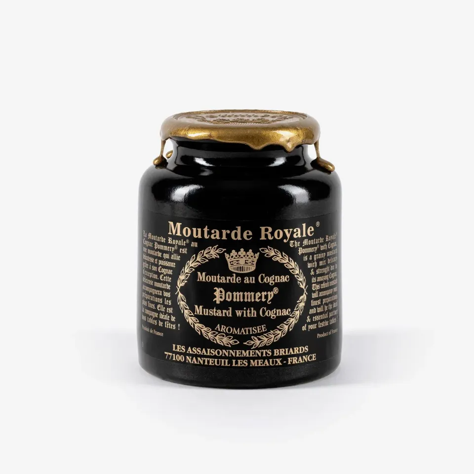 Pommery Royale au Cognac moutarde en grains 250g forte