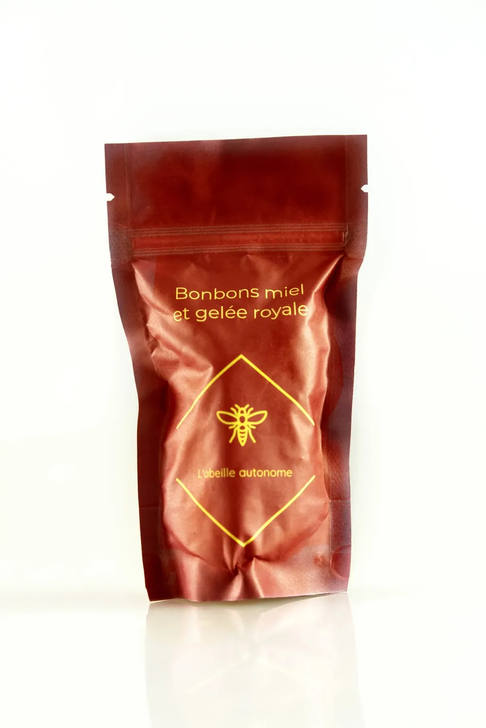 L'Abeille autonome Bonbons miel gelée royale 100g cœur fondant