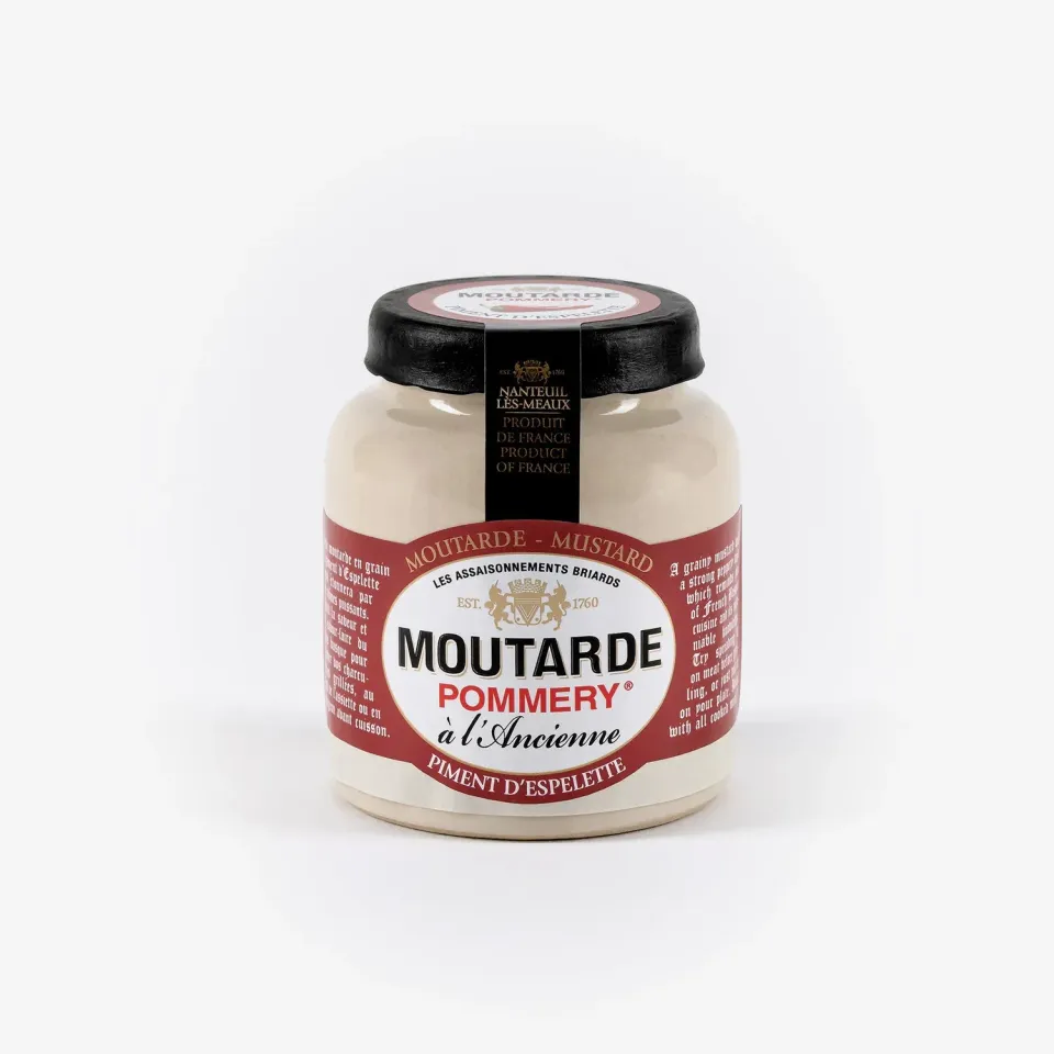 Pommery Moutarde au Piment d’Espelette en grains 100g forte