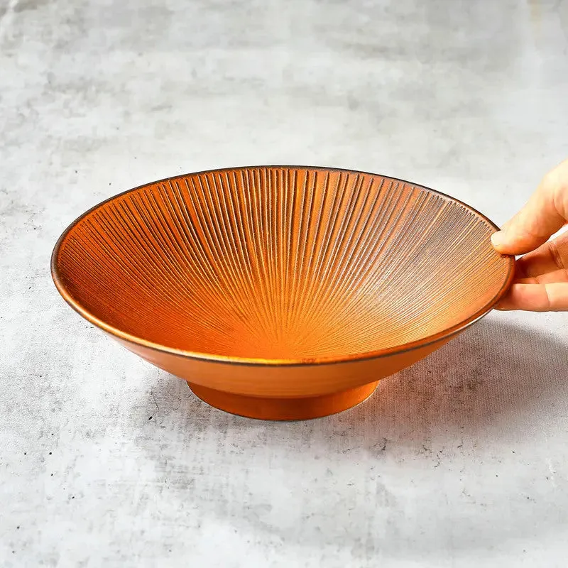 Nishikidori Assiette creuse porcelaine argile 21,4 cm