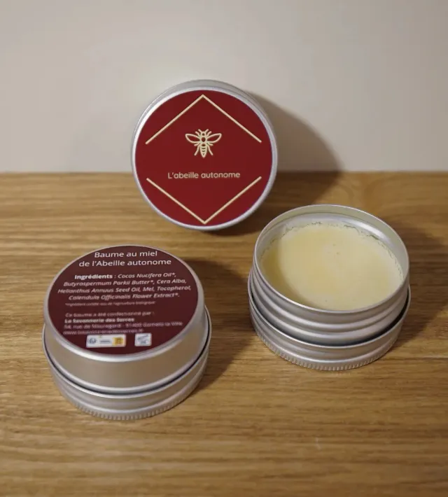 L'Abeille autonome Baume au miel mains corps 20g nourrissant