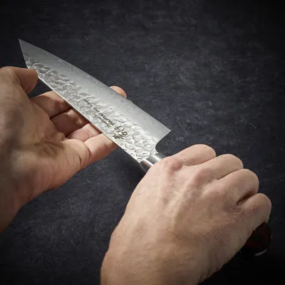 Nishikidori Kengata couteau santoku damas 160 mm