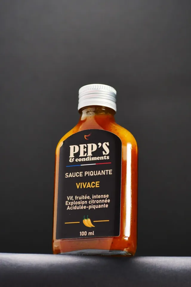 Pep's & condiments Vivace sauce piquante 100 ml citron